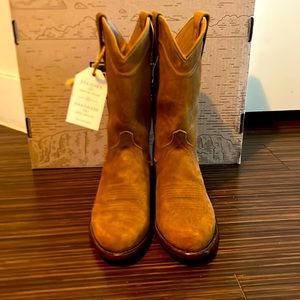Honey Suede Cowboy Boots, Tecovas